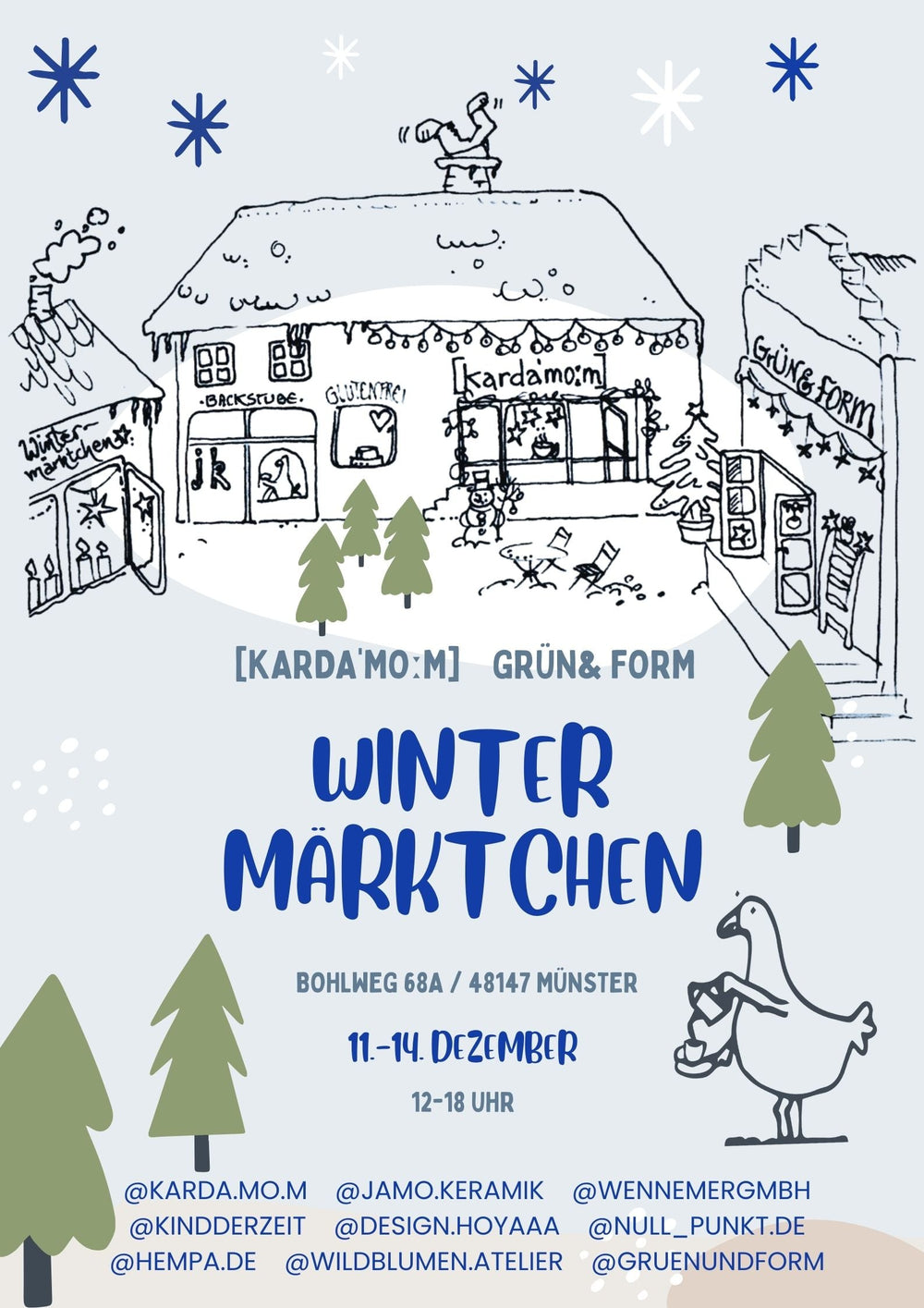 Wintermärktchen am Bohlweg 68