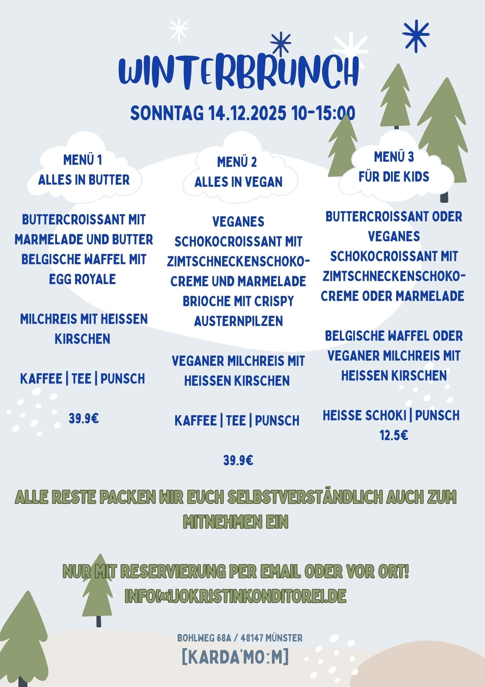 Winterbrunch am Sonntag 14.12.25